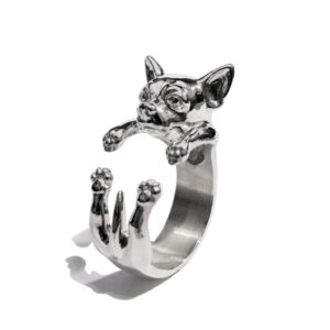 anillo chihuahua abrazo vista 3/4