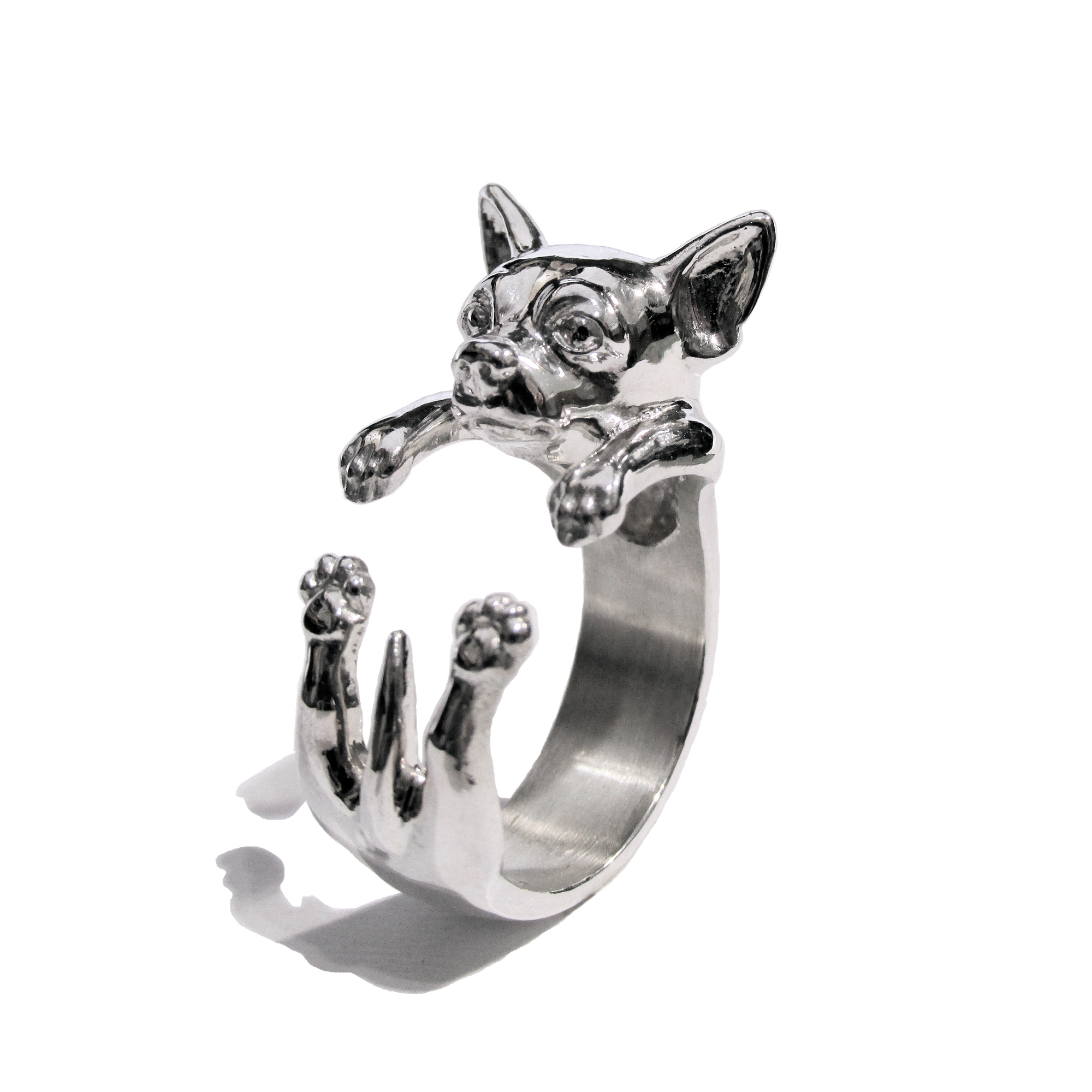 anillo chihuahua abrazo vista 3/4