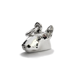 colgante cabecita bullterrier de plata