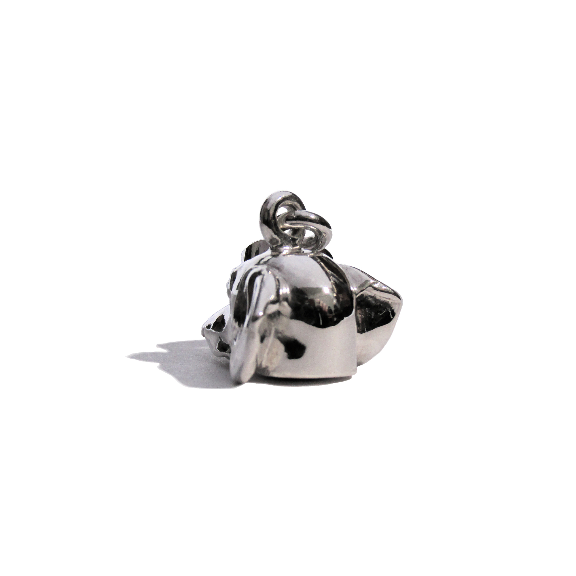 Charm Dije Pasante Cabecita Perro en Plata 925 para pulsera tipo Pandora - Imagen 8