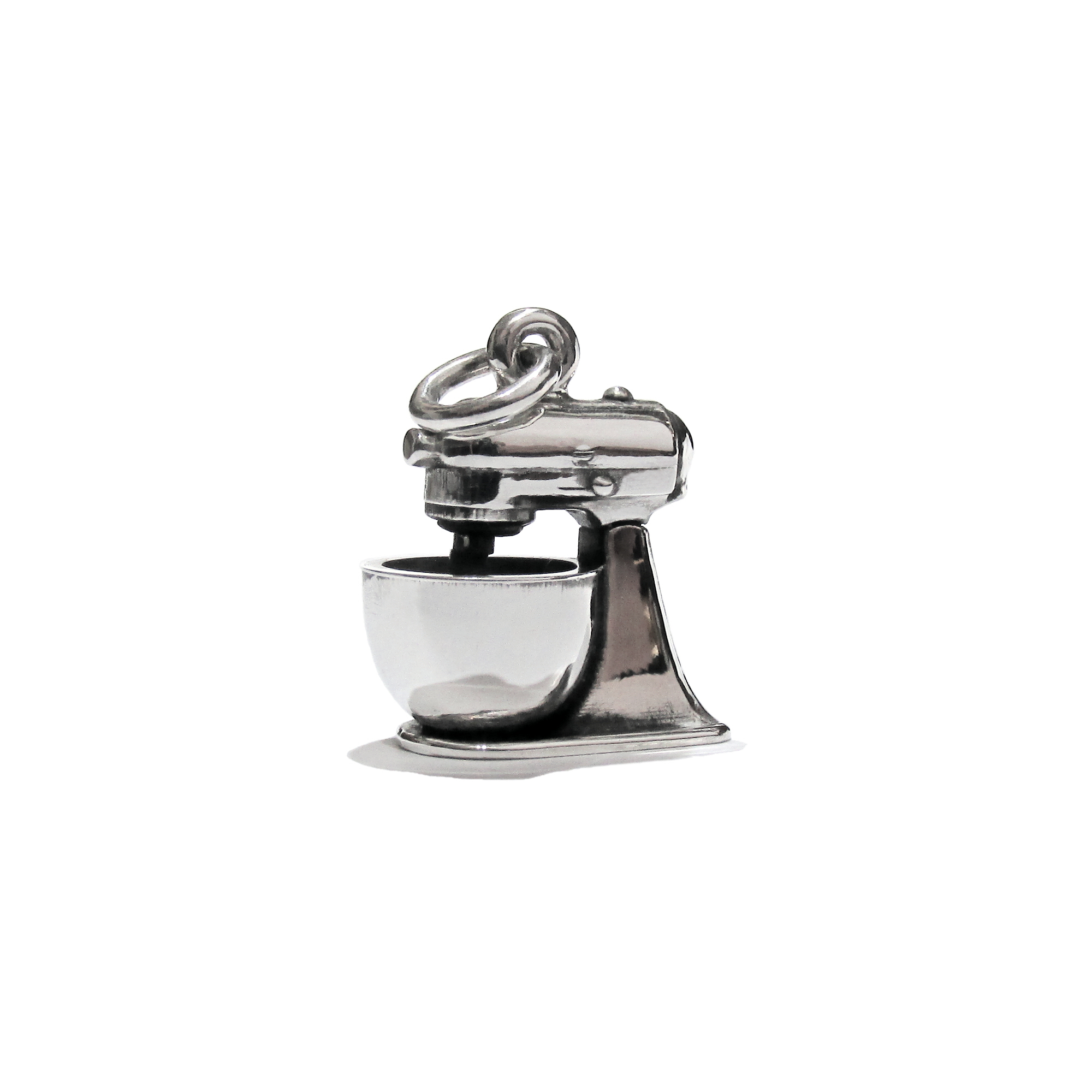 Dije Batidora Planetaria en Plata 925 | Joyería Premium de Pastelería - Imagen 4