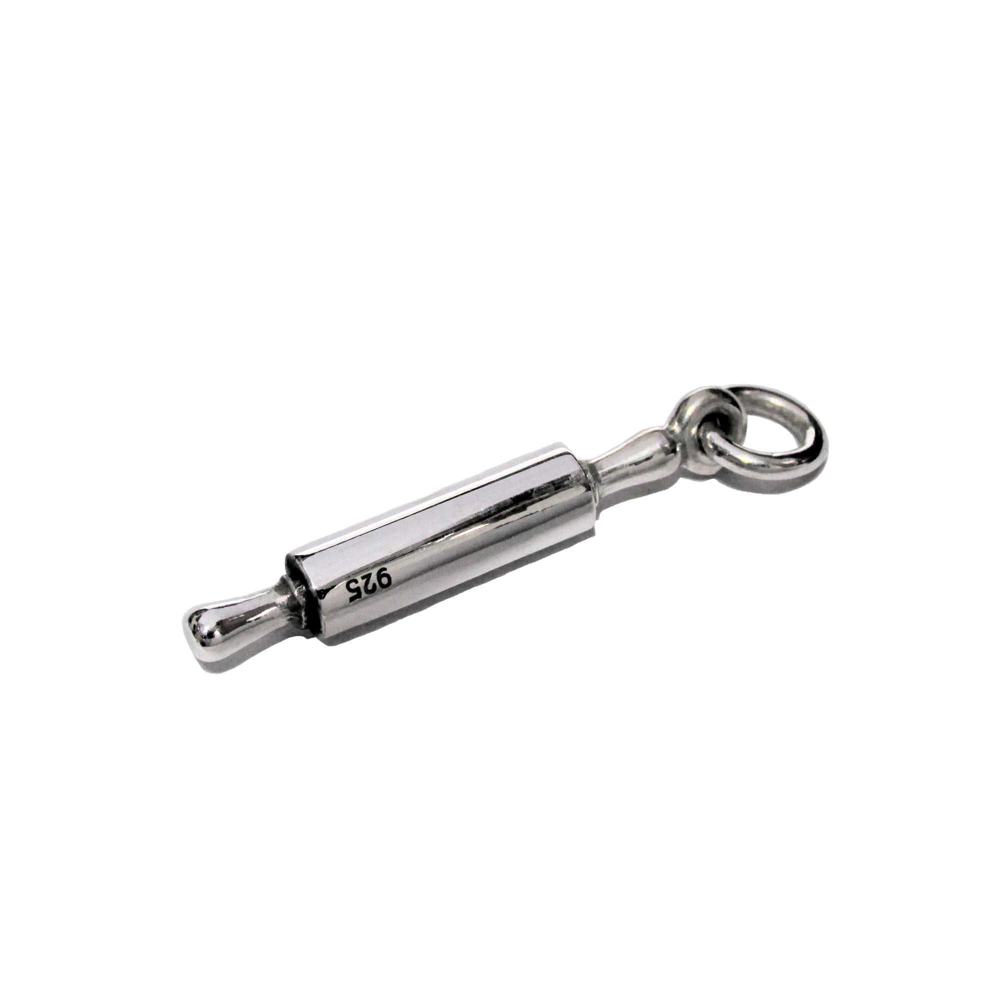 Dije Palo de Amasar en Plata 925 | Joyería para Pastelería - Imagen 2