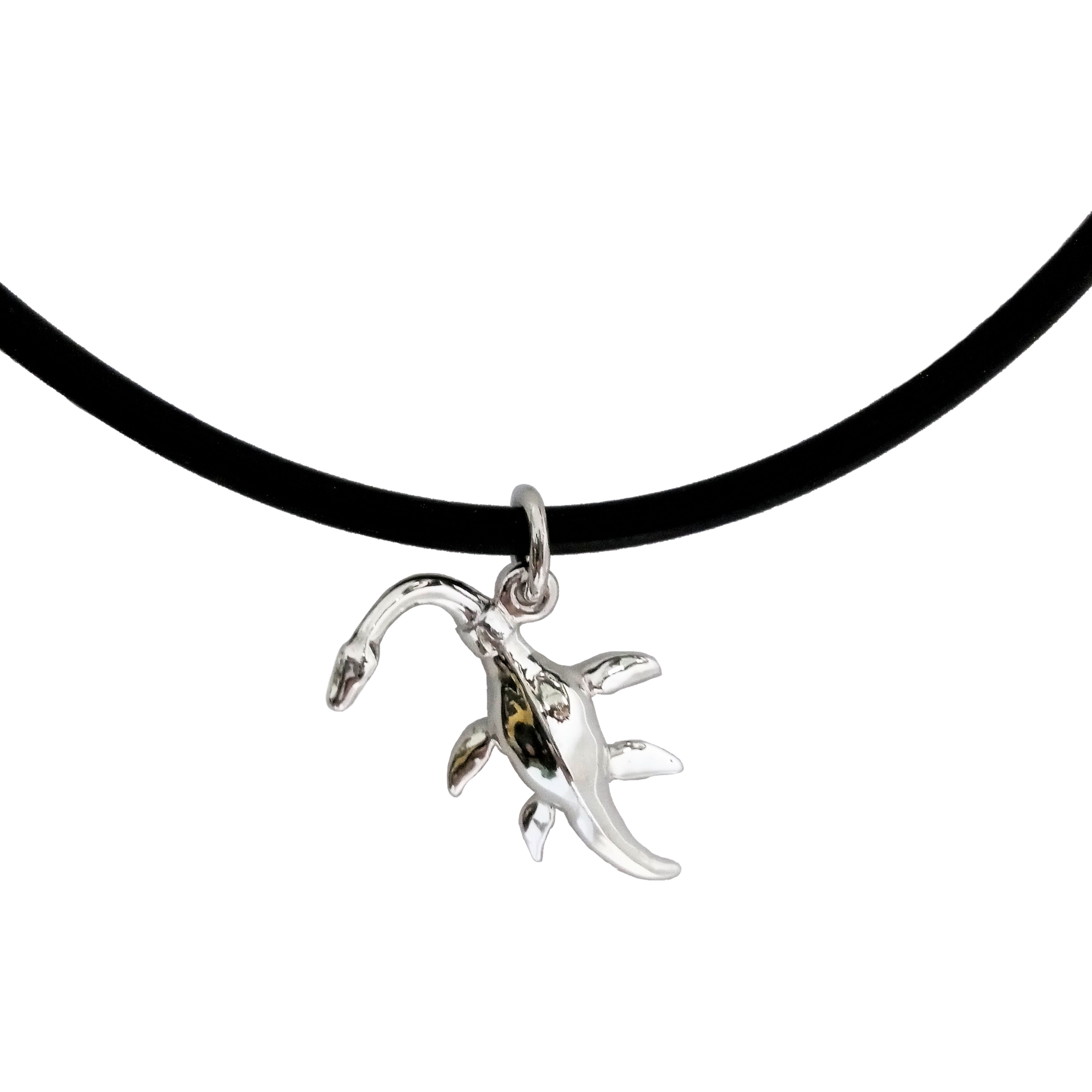 Dije Monstruo del Lago Ness en Plata 925 | Joyería Nessie - Imagen 4