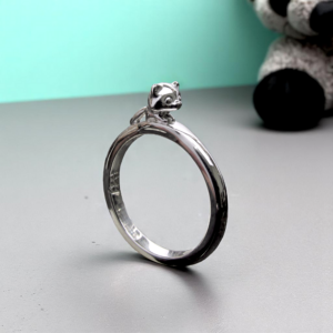 Anillo Mapache en Plata 925 | Colección Criaturas de mi Jardín