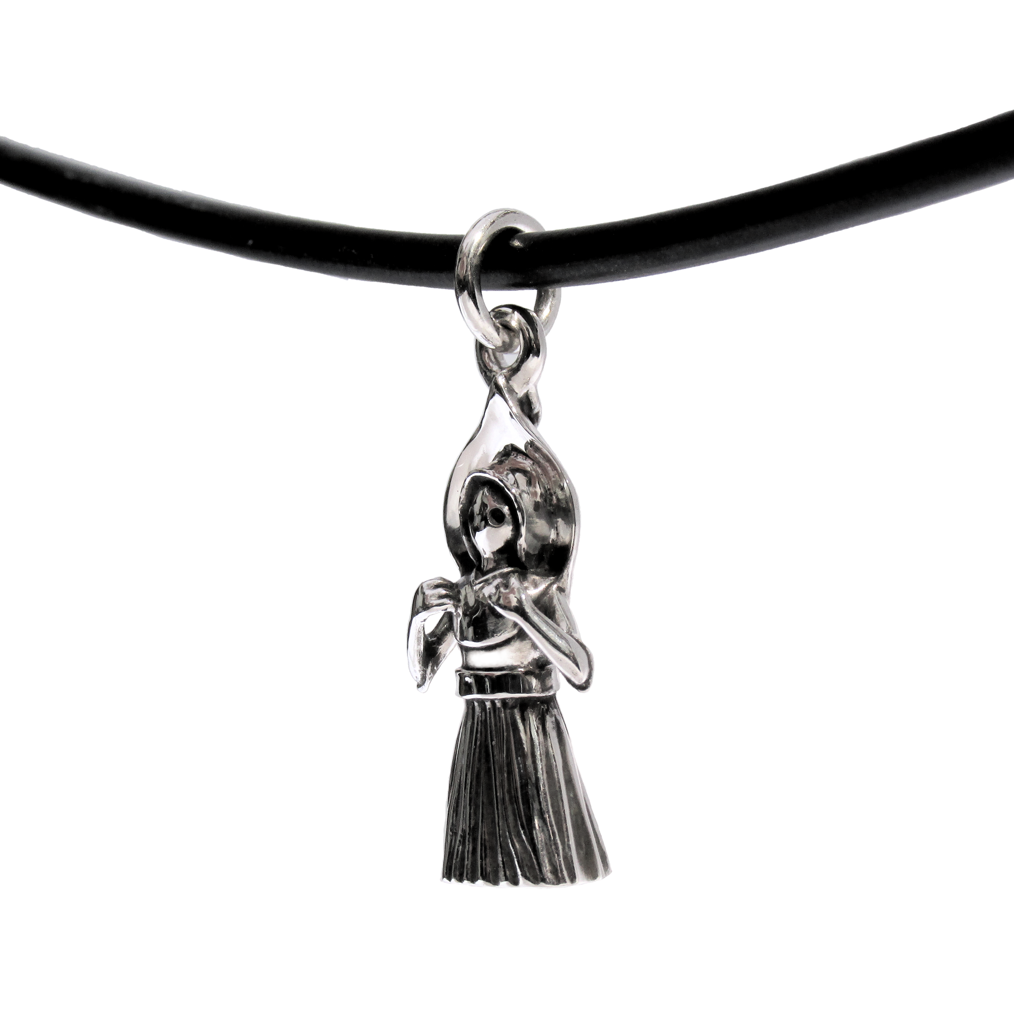 Dije Monstruo de Flatwoods en Plata 925 | Joyería de Críptidos - Imagen 5
