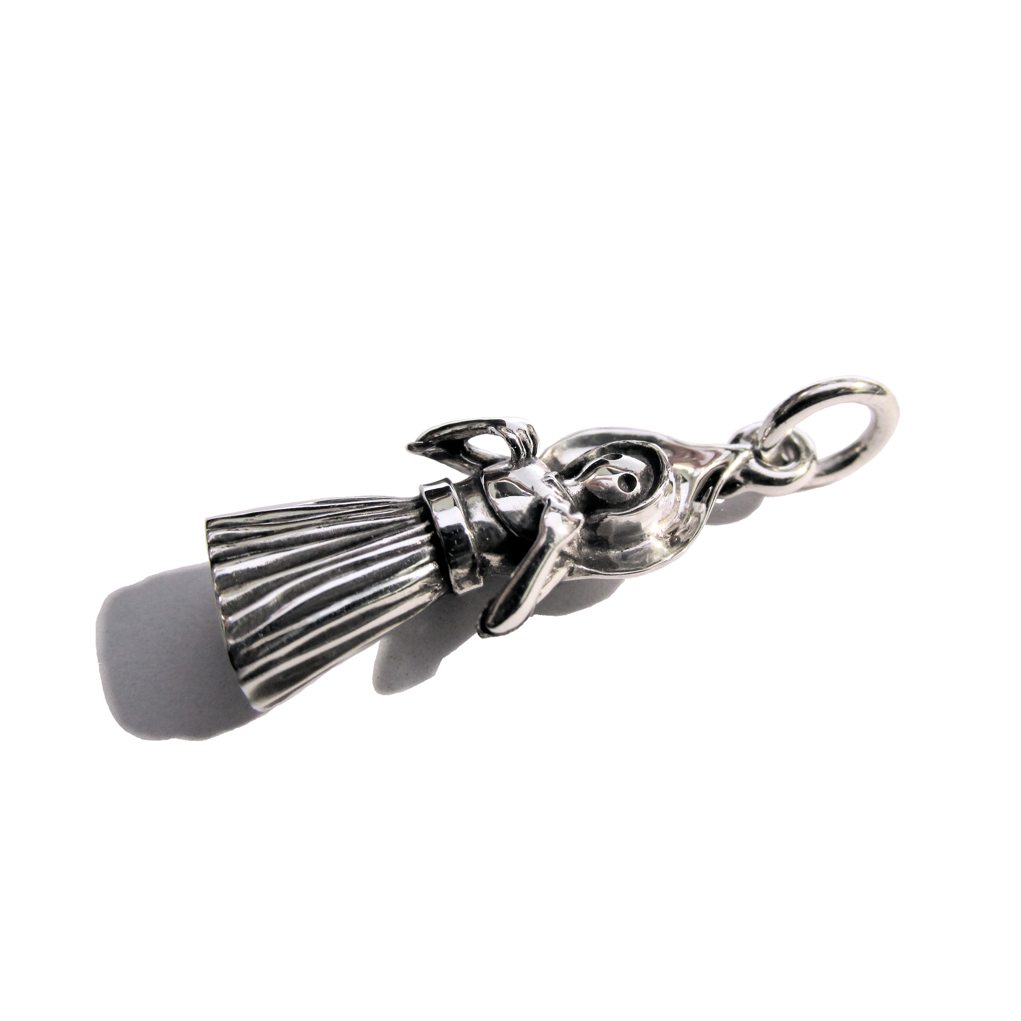 Dije Monstruo de Flatwoods en Plata 925 | Joyería de Críptidos - Imagen 4