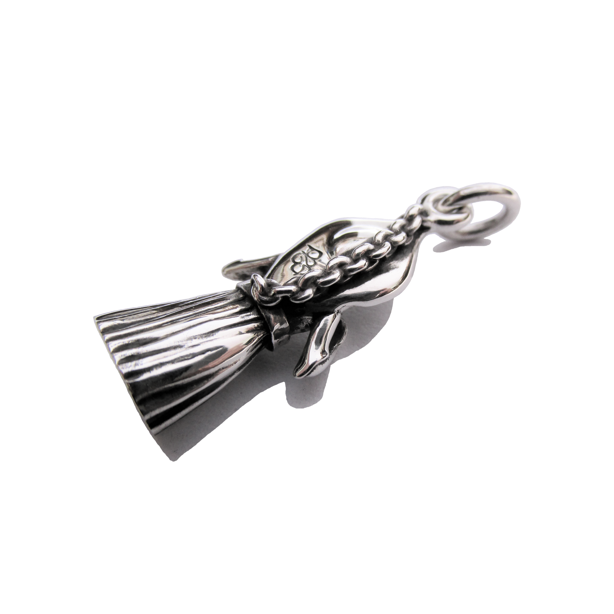 Dije Monstruo de Flatwoods en Plata 925 | Joyería de Críptidos - Imagen 3