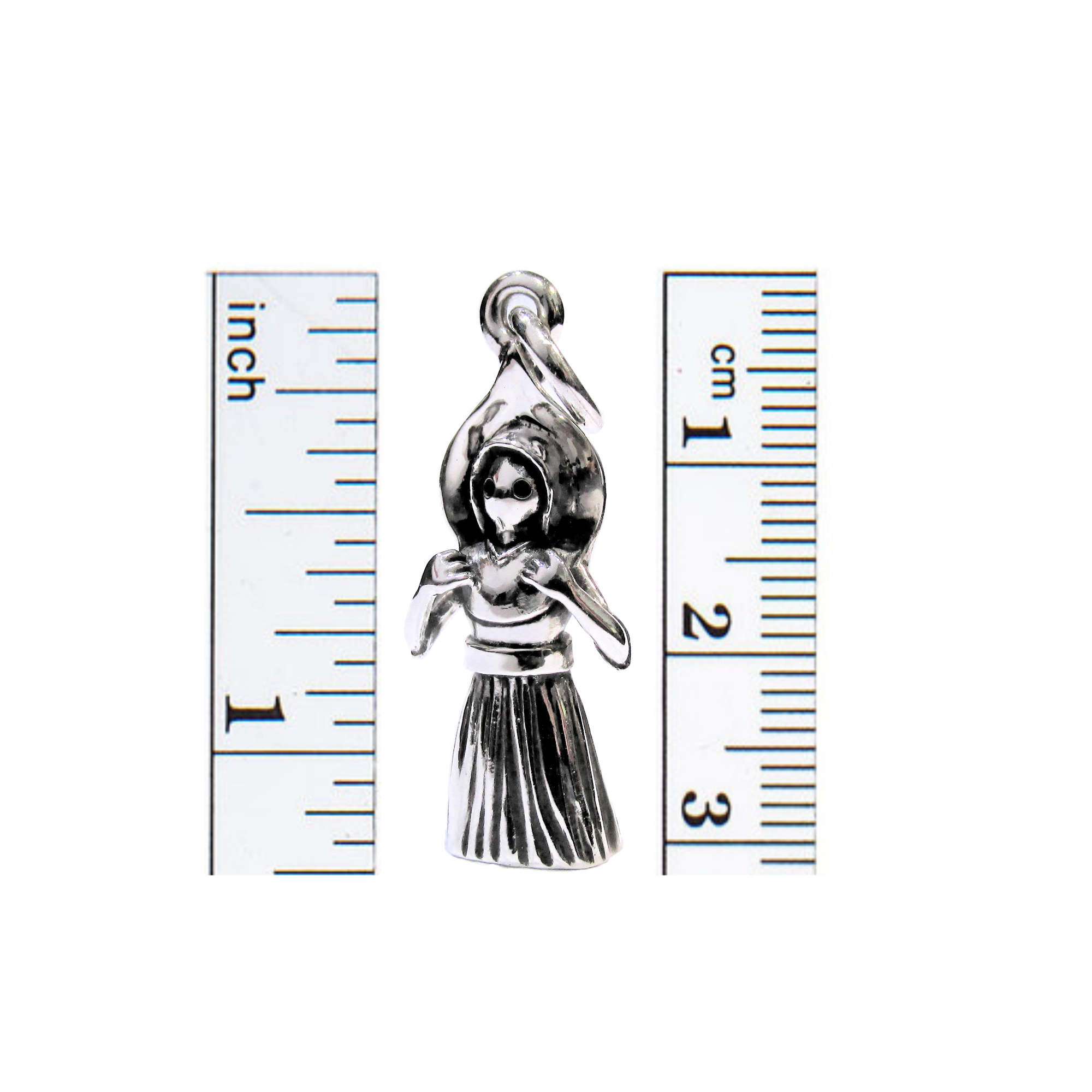 Dije Monstruo de Flatwoods en Plata 925 | Joyería de Críptidos - Imagen 6