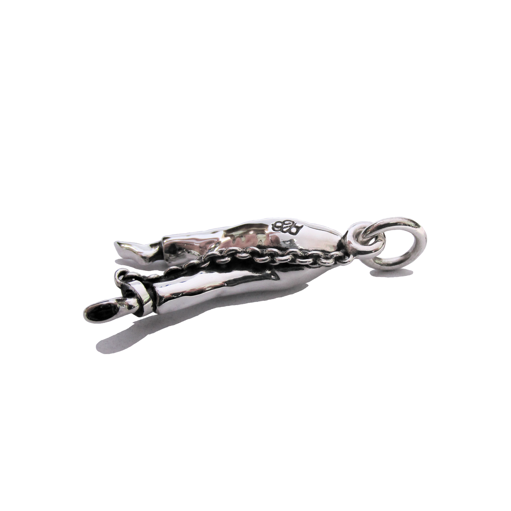 Dije Fresno Nightcrawler en Plata 925 | Joyería de Críptidos y Misterio - Imagen 3