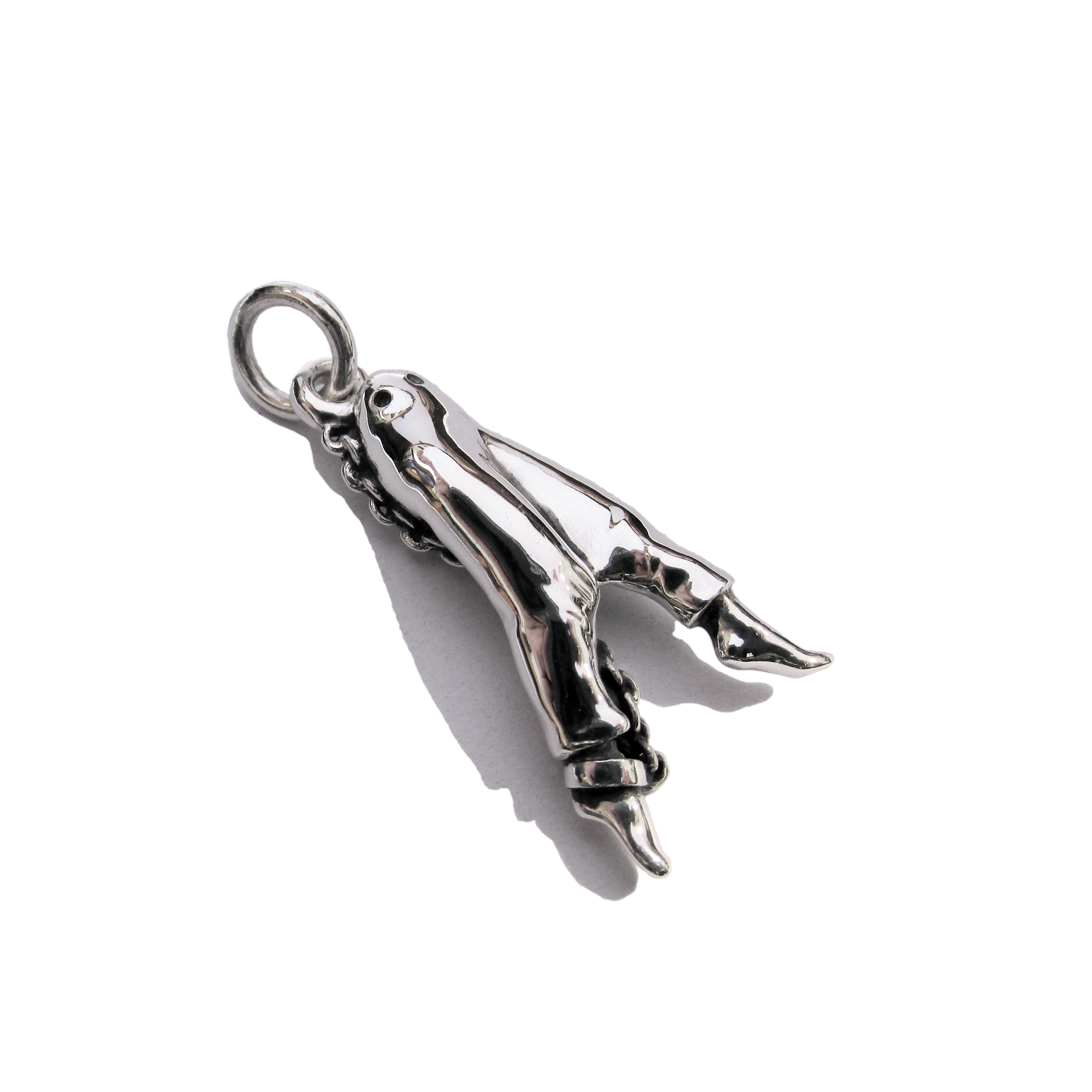 Dije Fresno Nightcrawler en Plata 925 | Joyería de Críptidos y Misterio - Imagen 2